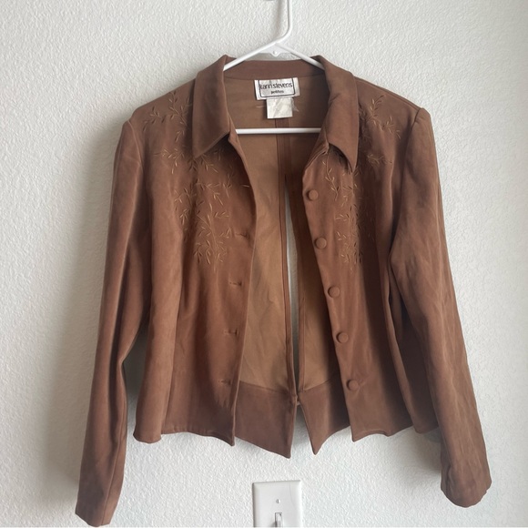 🤎VINTAGE SUEDE DRESS AND JACKET SET🤎 - Picture 2 of 6